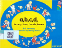 Image of A,b,c,d, tummy, toes, hands, knees