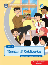 [Tema 3] Benda disekitarku: buku guru SD/MI kelas III